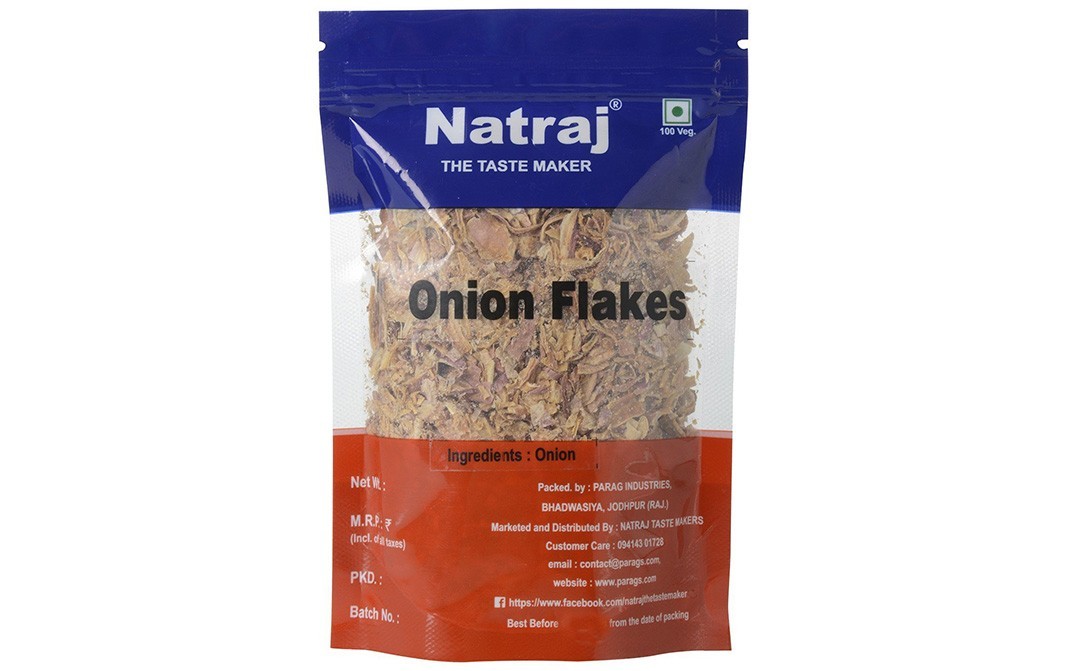 Natraj Onion Flakes    Pack  50 grams